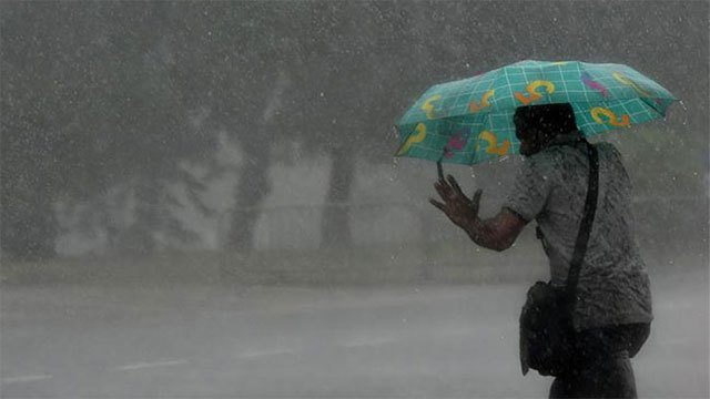 Heavy rainfall above 100 mm expected in parts of the island tomorrow 