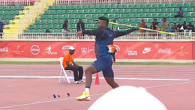 Javelin thrower Rumesh Tharanga climbs to fifth in world rankings