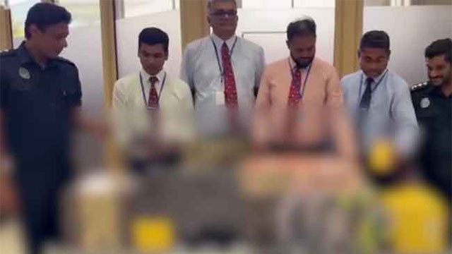Three Chinese nationals arrested at BIA with foreign cigarettes worth over Rs. 8.3M 
