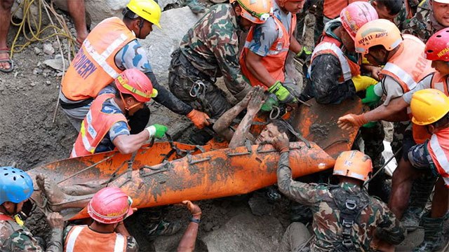 Nine days after disaster, two pulled alive from Nepal hydropower tunnel
