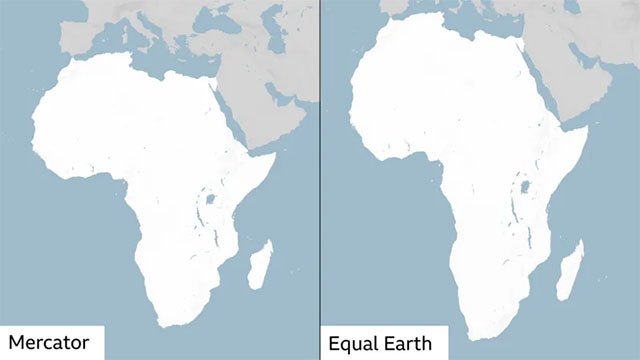 UN adopts new world map correcting Africa's geographical representation
