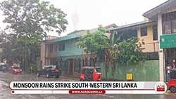 Monsoon rains continue to batter Sri Lanka; Fishermen warned of rough seas and strong winds 